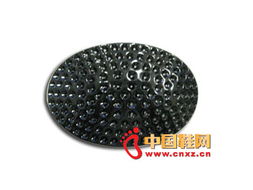 博鸿2012春季新款 黑白镶钻蝴蝶结鞋扣XQ090380，简约中的奢华点缀